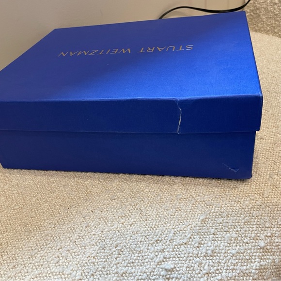 NEW Stuart Weitzman Nudistcurve Nudist Sandal Pump Red Metallic Leather Size 7 - Picture 7 of 13